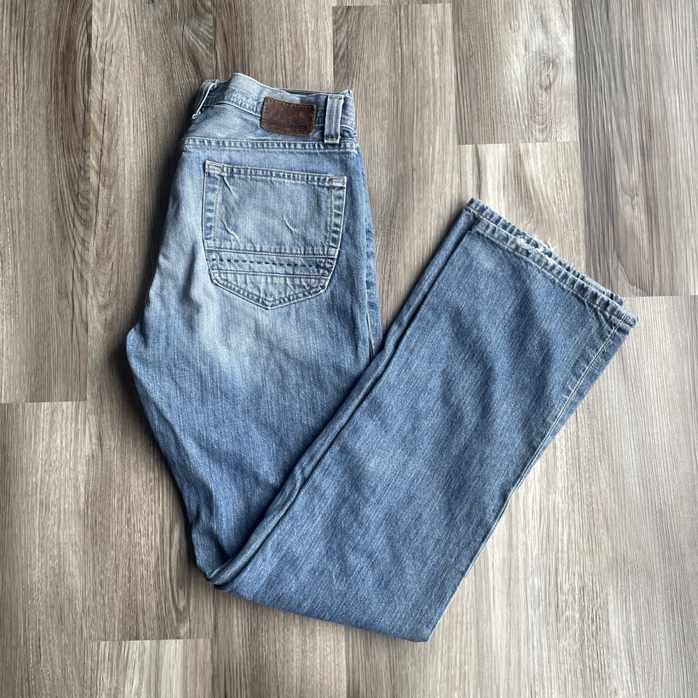 BKE Men's Bootcut Jeans in Light Blue